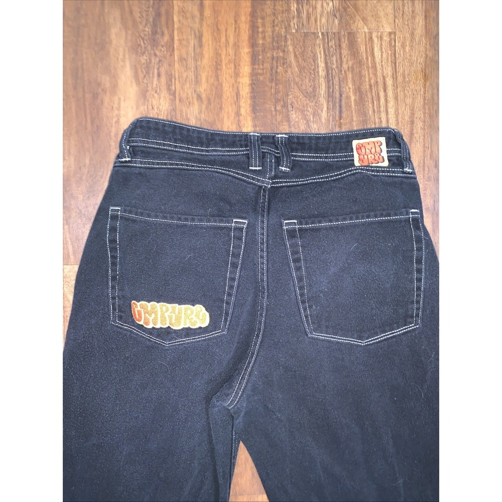 Empyre Skating Jeans Y2K Vintage Size 30 Blue Denim Baggy Black
